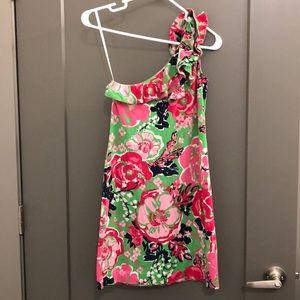 Lilly Pulitzer one shoulder dress